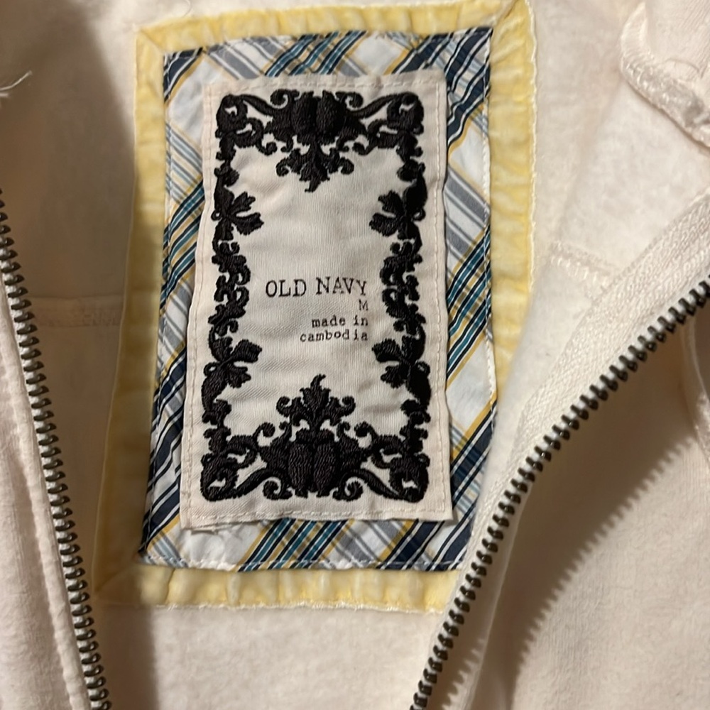 NWT Old Navy yellow zip up - Picture 2 of 7